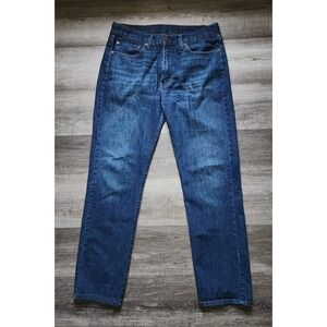 Levi's 514 Men's Jeans 34x32 Slim Fit Straight Leg Stretch Denim Blue